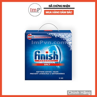 Muối rửa bát Finish Hộp 4kg tiết kiệm chi phí  - ImP