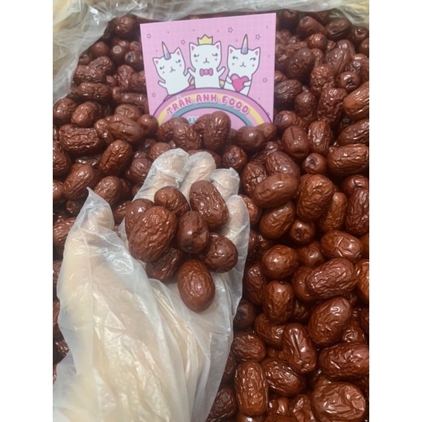 Táo đỏ sấy khô Trần Anh Food - Táo đỏ sấy khô nguyên quả size to 500GR