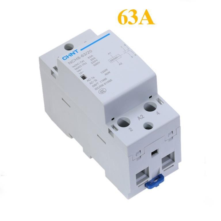 Khởi động từ công tắc tơ CHN  63/40/25/20A 220v dùng lắp cùng công tắc điều khiển từ xa công tắc hẹn giờ công tắc wifi