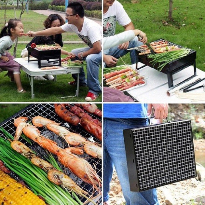 Bếp Nướng Than Hoa Không Khói Nướng BBQ Ngoài Trời - Lò Nướng Than Không Khói Trong Nhà Dã Ngoại Du Lịch | BigBuy360 - bigbuy360.vn