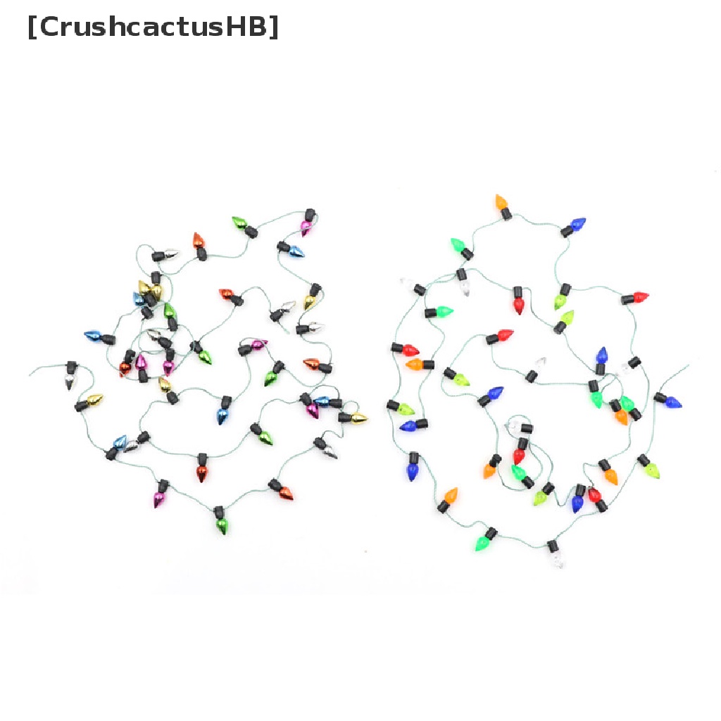 [CrushcactusHB] 1m Dây Đèn Giáng Sinh Nhiều Màu Bằng Nhựa Thu Nhỏ Bán Chạy