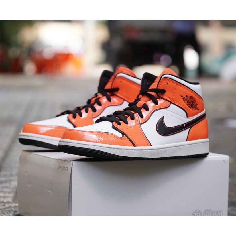 Giày Sneaker Thể Thao N1ke Air Jordan 1 Mid SE Turf Orange DD6834-802 Chính Hãng 100%