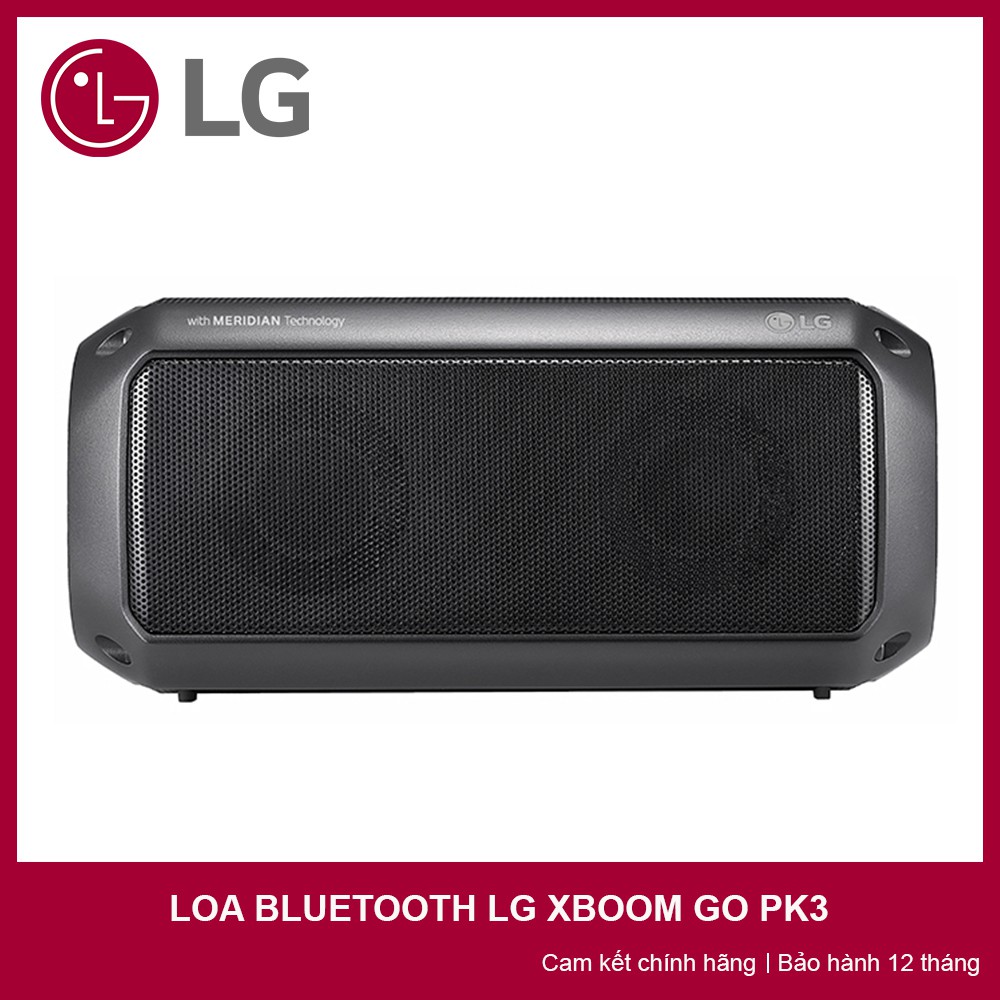 Loa di động bluetooth LG Xboom Go PK3 - Hàng chính hãng