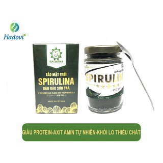 CAM KẾT nguyên chất - Bột tảo xoắn spirulina 100gr  - GIÀU PROTEIN & AXIT AMIN - Tốt cho mọi đối tượng, đầy đủ giấy tờ.