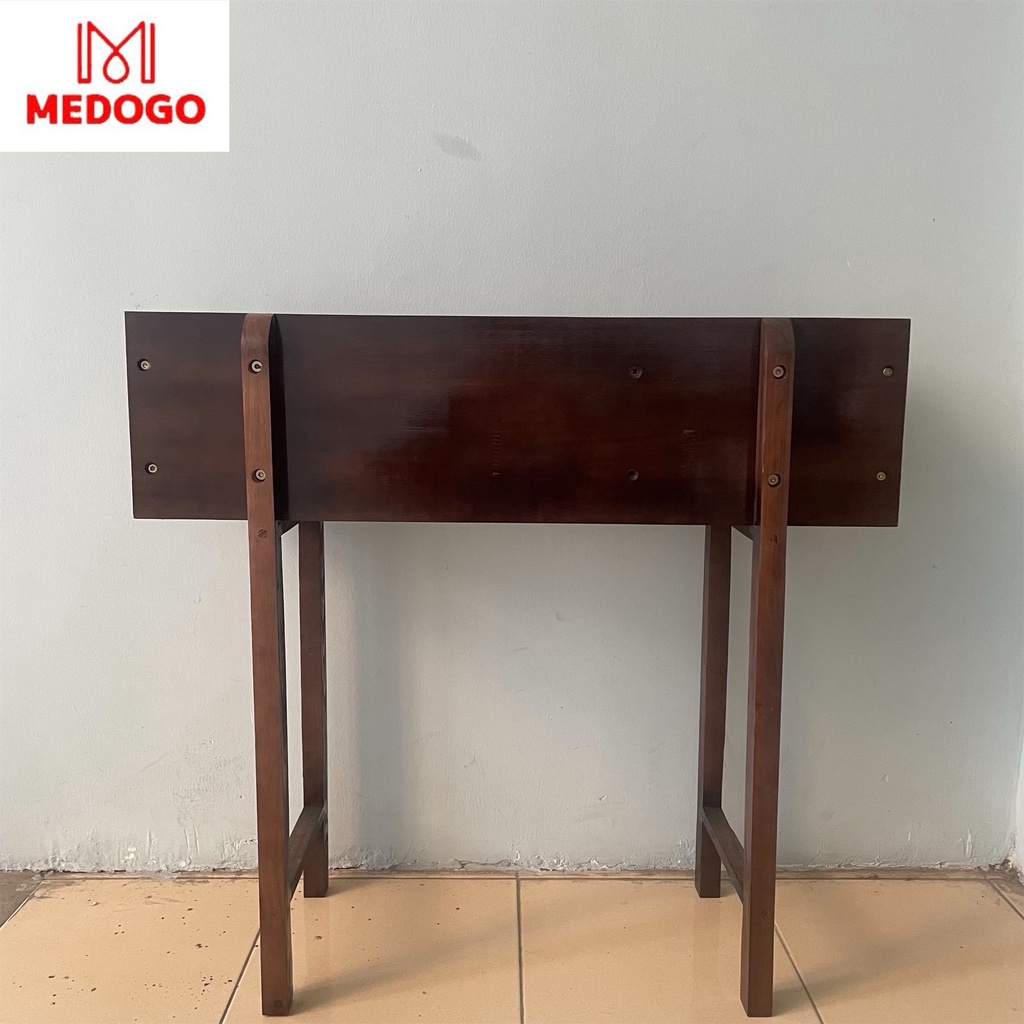 Chậu gỗ trồng cây MEDOGO hình chữ nhật chân thẳng , gỗ thông nhập khẩu chịu nước CG-01