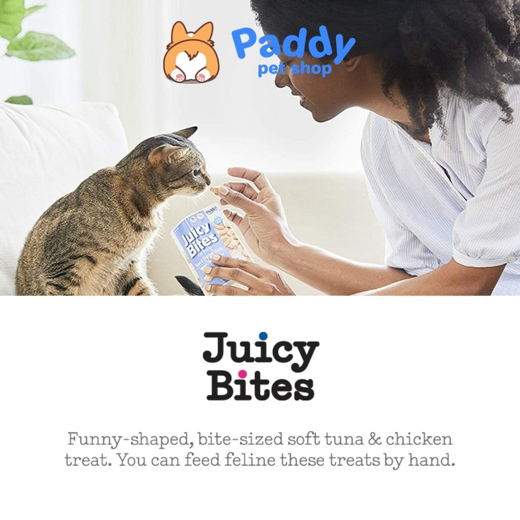 Viên Hải Sản Mềm Juicy Bites Snack Cho Mèo