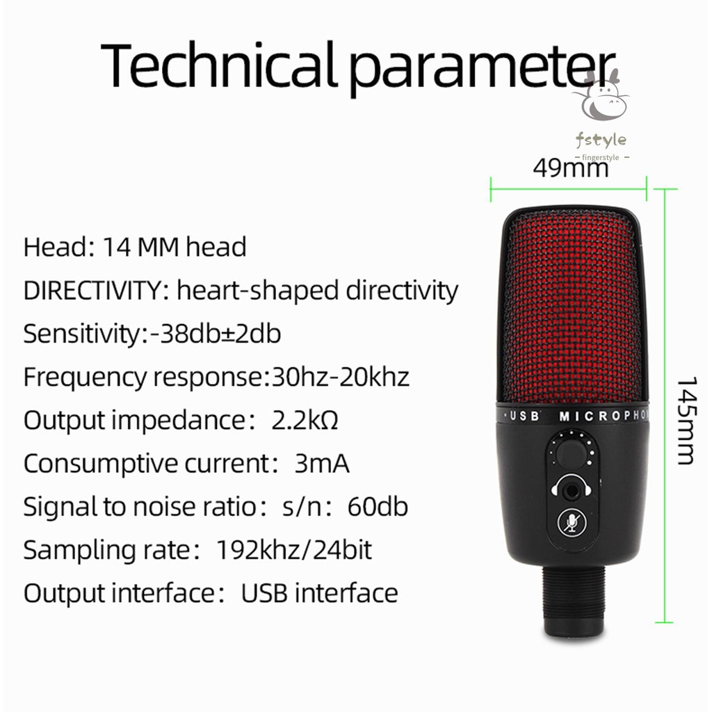Bộ Micro Usb Kèm Giá Đỡ 192khz / 24bit Giảm Tiếng Ồn Chuyên Dụng Cho Họp Hội Nghị / Phát Trực Tuyến / Ghi Âm / Video / Windows / Mac Me3 | BigBuy360 - bigbuy360.vn