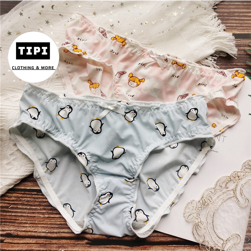 [Mã SKAMCLU7 giảm 10% tối đa 50K đơn 0Đ] Quần lót cotton dễ thương họa tiết thiên nhiên | BigBuy360 - bigbuy360.vn