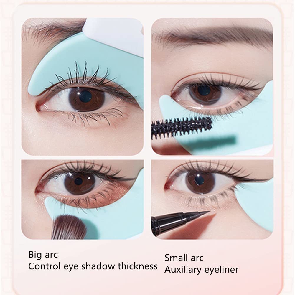 1 Khuôn Silicone Hỗ Trợ Kẻ Mắt / Lông Mày / Mascara Tiện Dụng