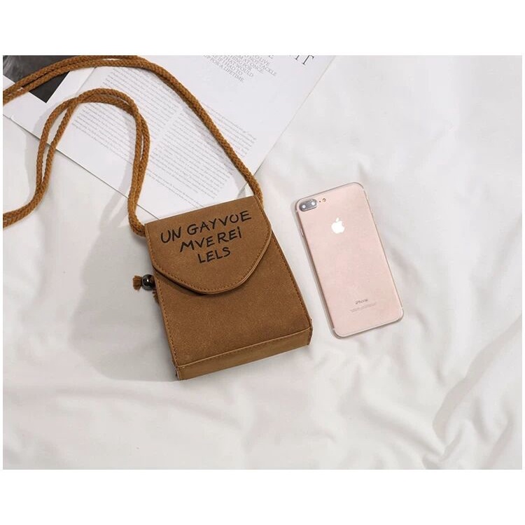 Túi đeo chéo vuông nhỏ phong cách retro thời trang dành cho nữ