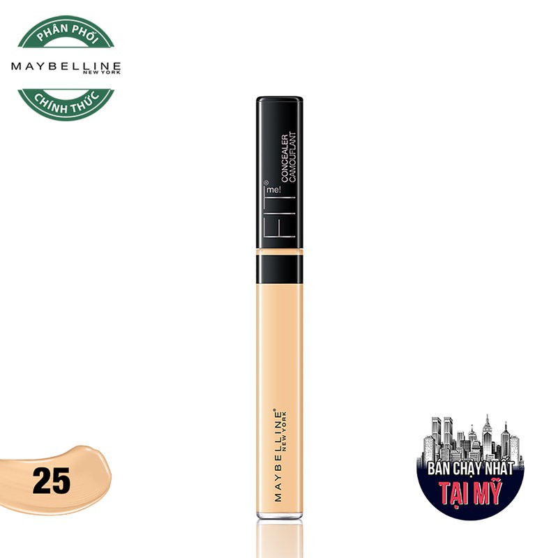 Che Khuyết Điểm Mịn Lì Fit Me Maybelline 25 Medium Fit Me Concealer 6.8ml