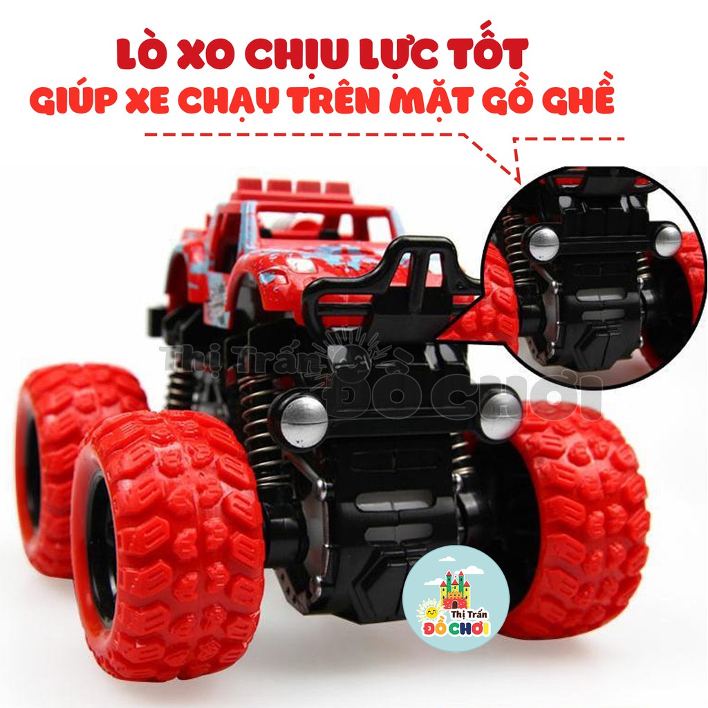 Đồ chơi xe địa hình nhào lộn xoay 360 độ chạy trớn cực ngầu cho bé