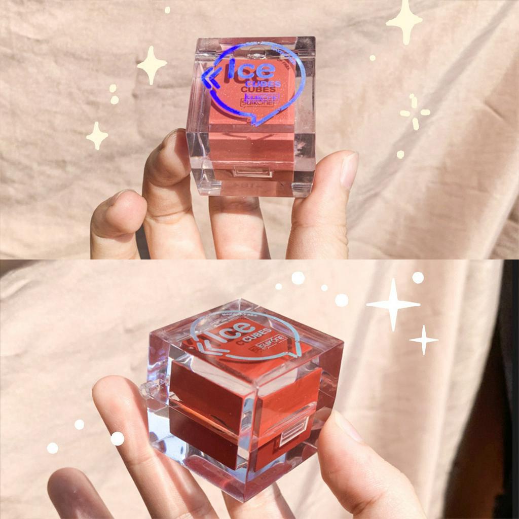 Son Dưỡng Môi Suikone Giữ Ẩm Thiết Kế Hình Viên Đá