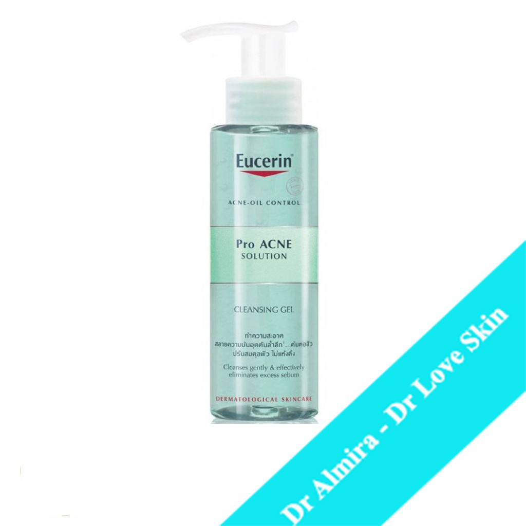 Sửa rửa mặt cho da dầu mụn EUCERIN ProAcne Solution Cleansing Gel 200ml