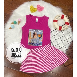 (8-20/22kg) Set váy thun bé gái size nhí