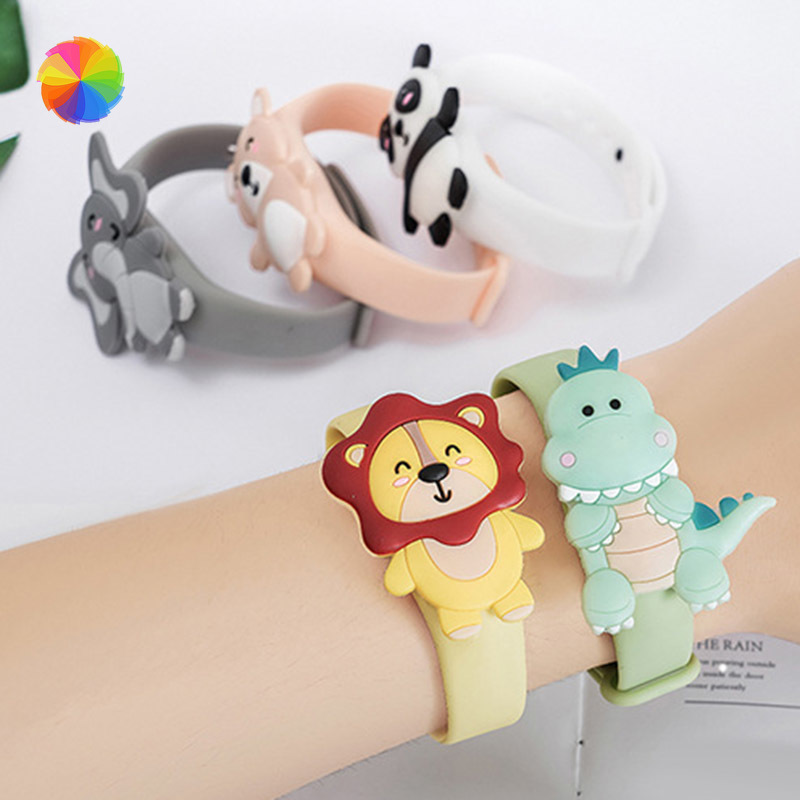 Vòng tay chống muỗi nhỏ gọn họa tiết hoạt hình dễ thương dễ sử dụng dành cho trẻ em