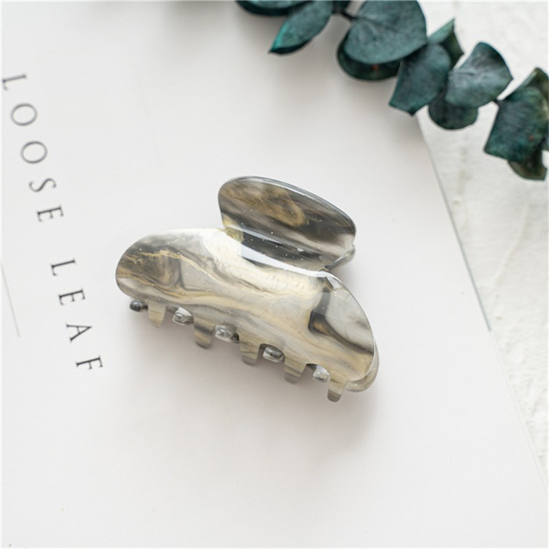 Kẹp Tóc Bằng Nhựa Acrylic Kiểu Hàn Quốc Đơn Giản Dành Cho Nữ