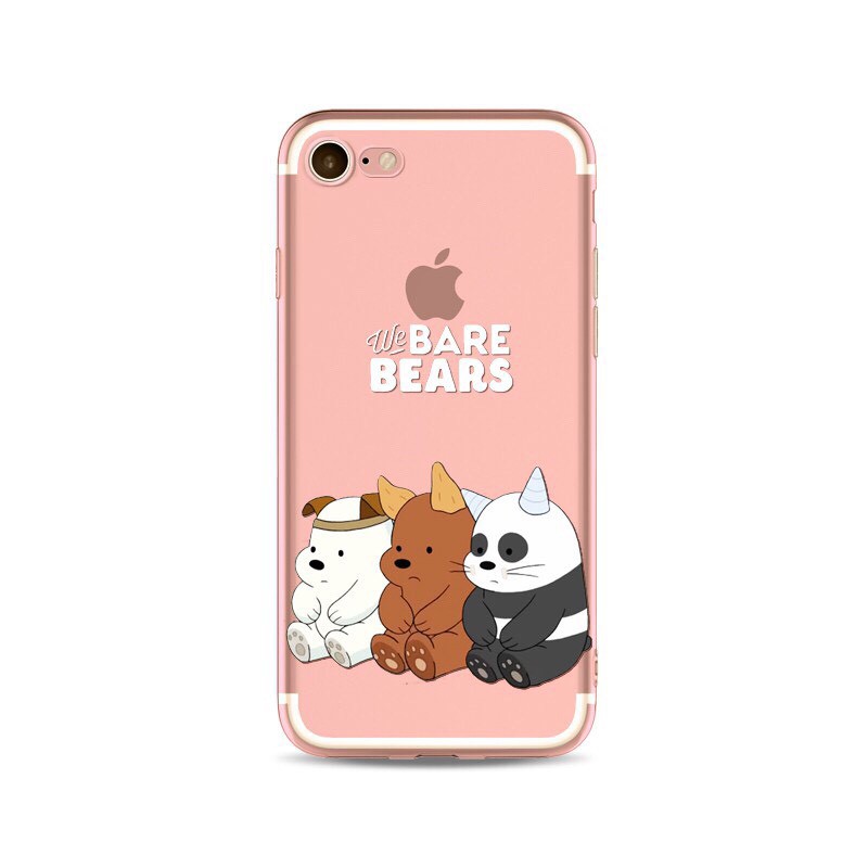 Ốp lưng iphone in hình Gấu đáng yêu 6 6S 6Plus 6S Plus 7 8 7Plus 8Plus X XSMax - Infinity Case M30