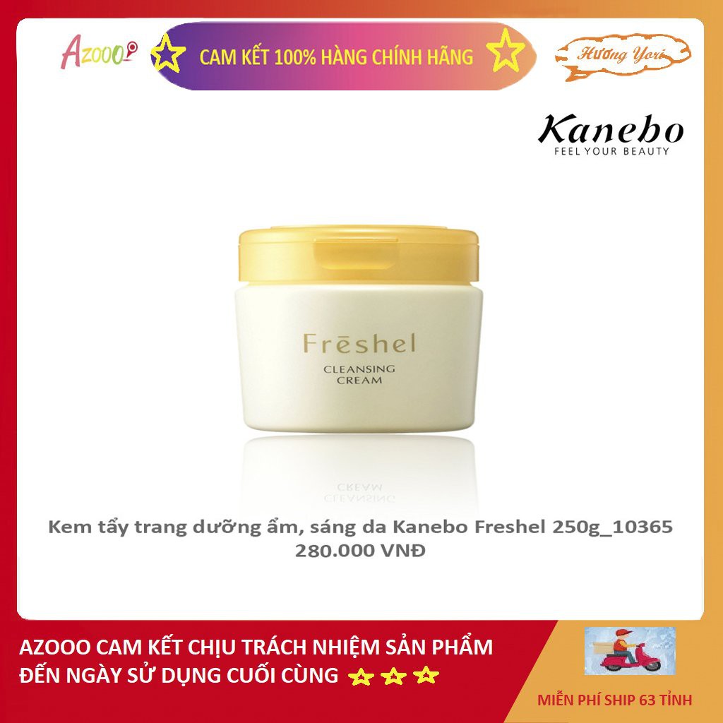 Kem tẩy trang dưỡng ẩm, sáng da Kanebo Freshel 250g - Nhật Bản