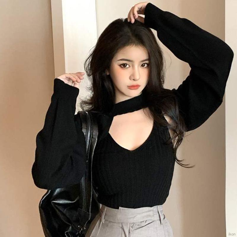 Trang phục áo cardigan và áo không tay thời trang cho nữ