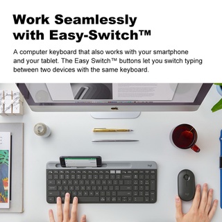 Bàn phím Bluetooth không dây Logitech K580