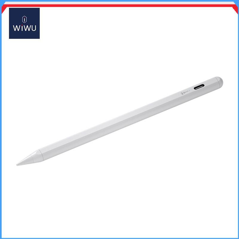 Bút Cảm Ứng WiWu Pencil Pro Cho iPad Viết Vẽ Nghiêng Hơn 60 Độ, Chống Tì Tay Như Apple Pencil, Hít Vào Ipad