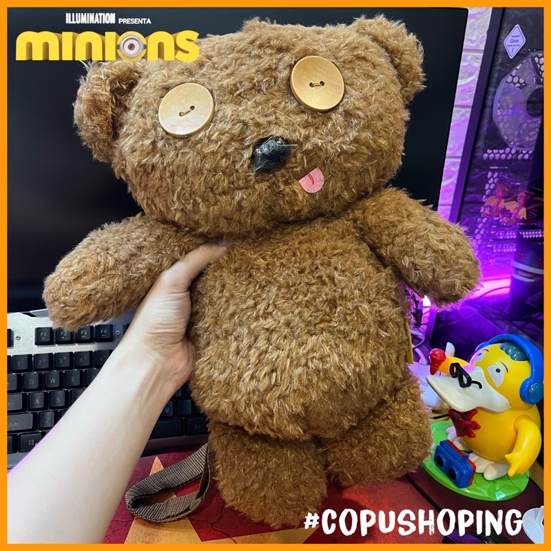 Ba lô hình Gấu bông Minions Tim Bear của Minion Bob - Minions Sự trỗ dậy của Gru