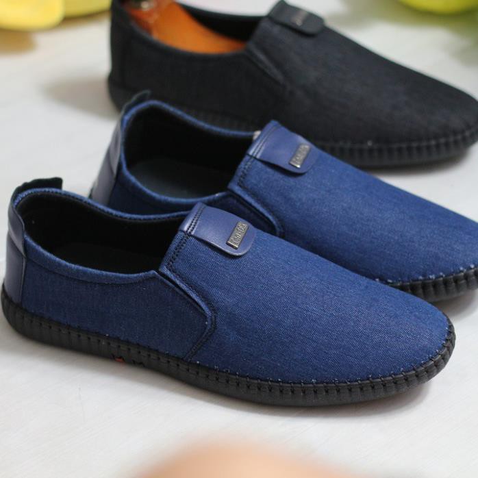 Giày lười nam vải jean đế khâu chăc chắn ( bảo hành 6 tháng) MTSPORT-MT44 | BigBuy360 - bigbuy360.vn