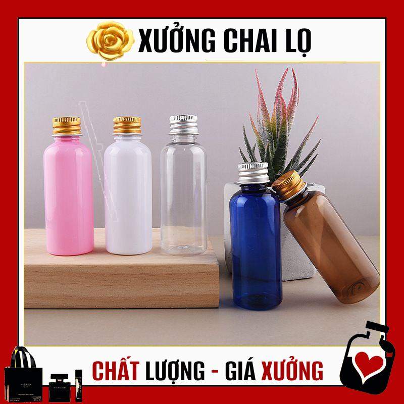 Chai Chiết Mĩ Phẩm ❤ TOP GIÁ RẺ ❤ Chai nhựa pet nắp vặn nhôm 30ml,50ml,100ml chiết mỹ phẩm , , phụ kiện du lịch