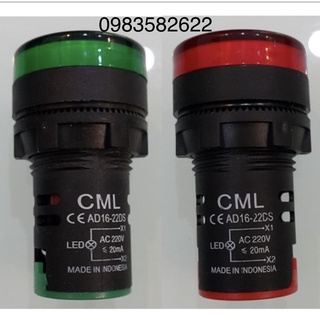 Đèn báo cml ad16-22ds phi 22 điện áp 220v