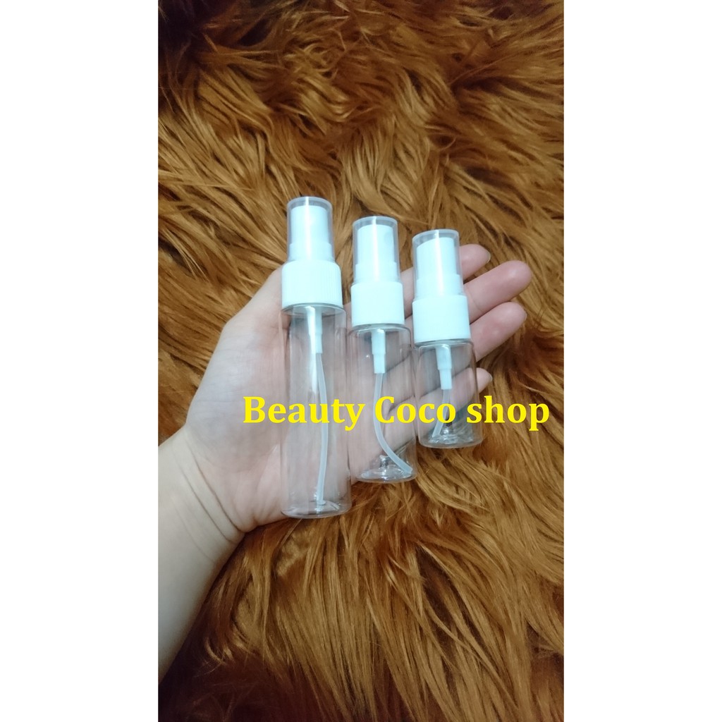 Combo 50 chai nhựa 10ml lọ phun sương xịt giọt chiết mỹ phẩm