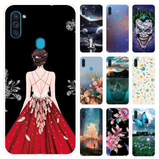 Ốp điện thoại TPU dẻo họa tiết hoạt hình dễ thương cho SAMSUNG GLALAXY M11 SAMSUNG M11 M 11 GALAXYM11