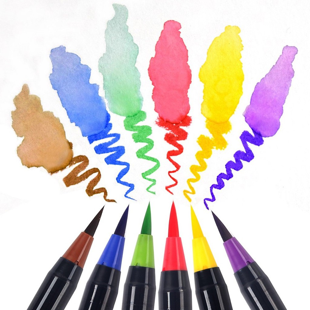 Bộ 20 Bút Lông Màu Nước Cao Cấp Water Color Brush Pen