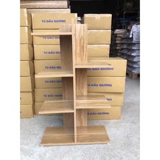 ❤KỆ SÁCH VÂN GỖ VUÔNG 4 TẦNG