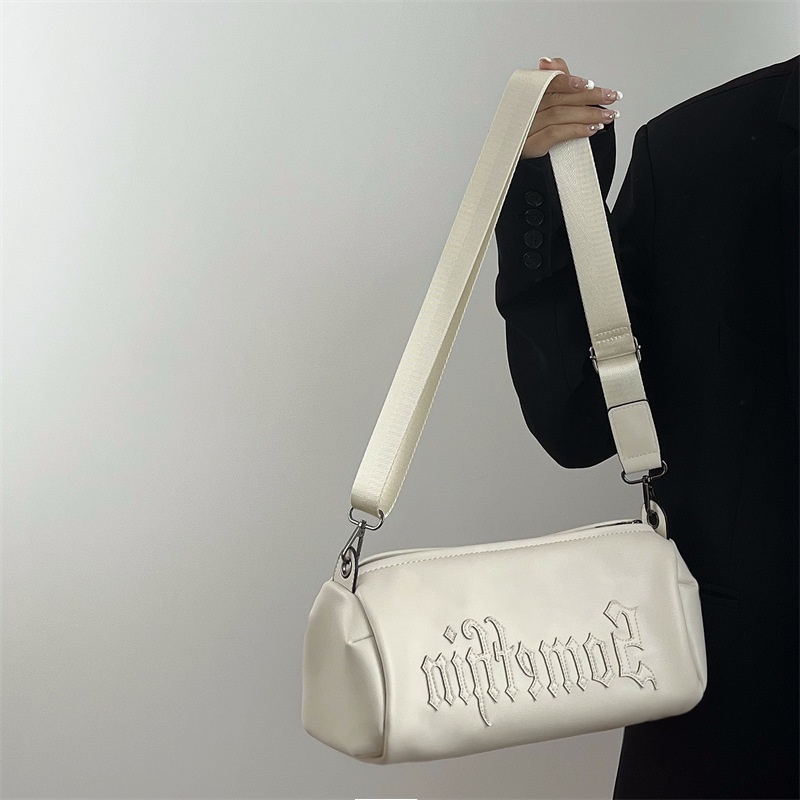 Túi Đeo Chéo Màu Trơn Thêu Chữ Phong Cách Gothic Thời Trang Mới 2022 Gylb1621