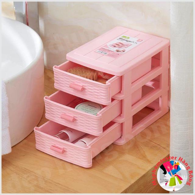 Tủ nhựa mini 3 tầng để bàn mã 277b