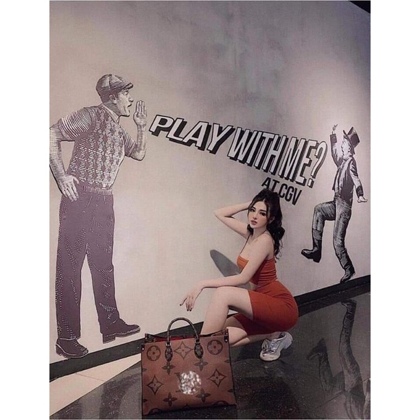 túi onthego siêu to size 36 41 lv chuẩn xịn nặng tay