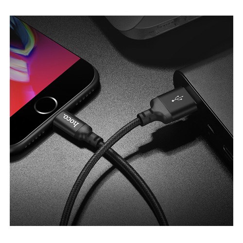 Cáp Sạc Lightning Hoco X14 Cho IPhone IPad Dây Dù 1M Chống Đứt - BH 3 Tháng 1 Đổi 1 (MÀU SẮC NGẪU NHIÊN)