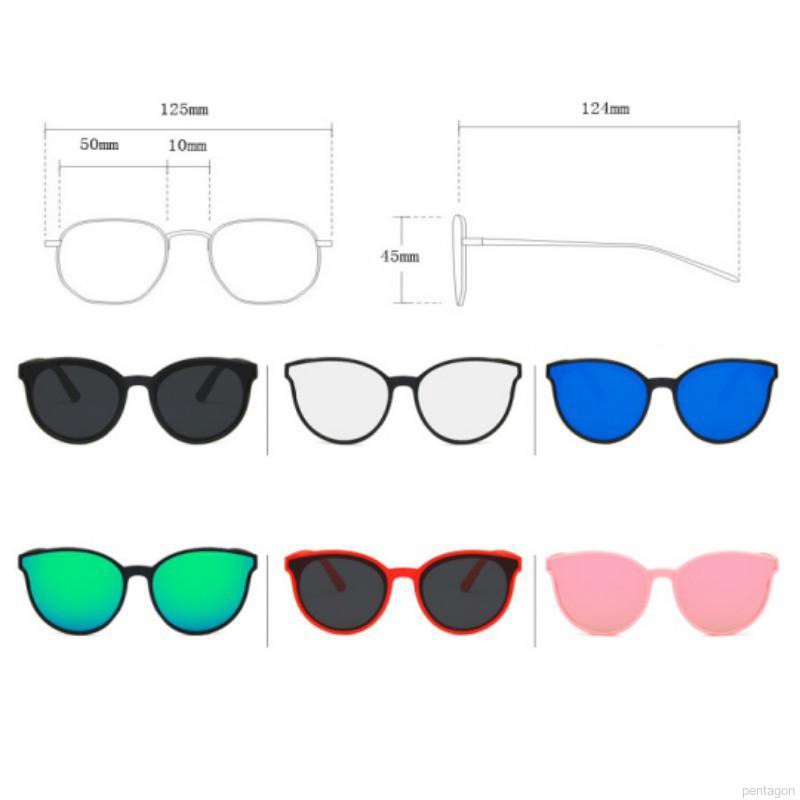 Kính mát chống tia UV kiểu dáng đơn giản dễ phối đồ cho bé