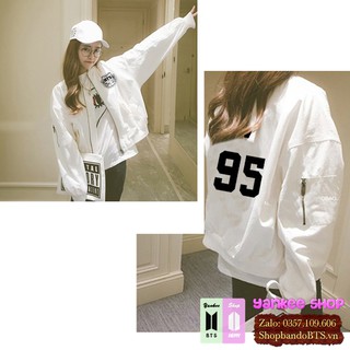 Áo Khoác BTS V Taehyung Trắng Giá Rẻ