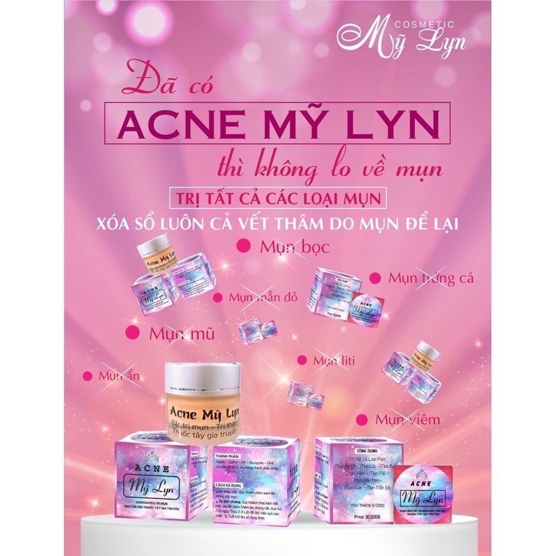 Kem Acne Mỹ Lyn