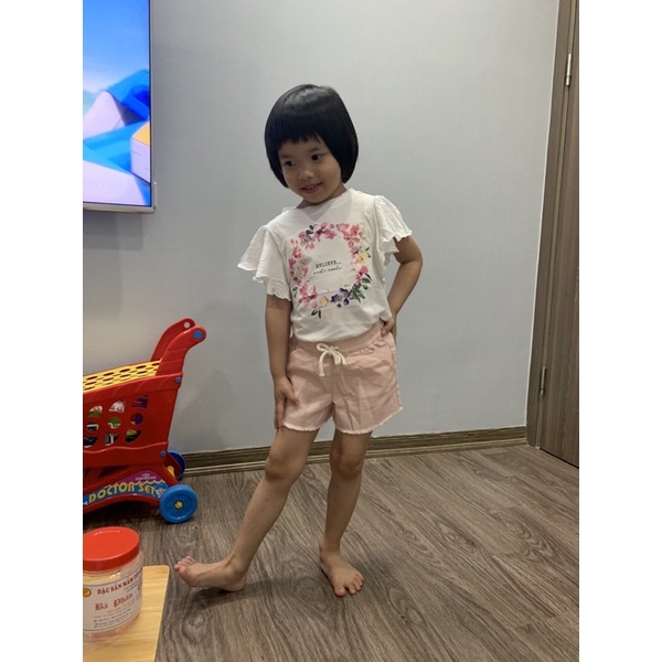 Áo phông cotton organic siêu mỏng mát xuất Hàn cho bé size 100-130.