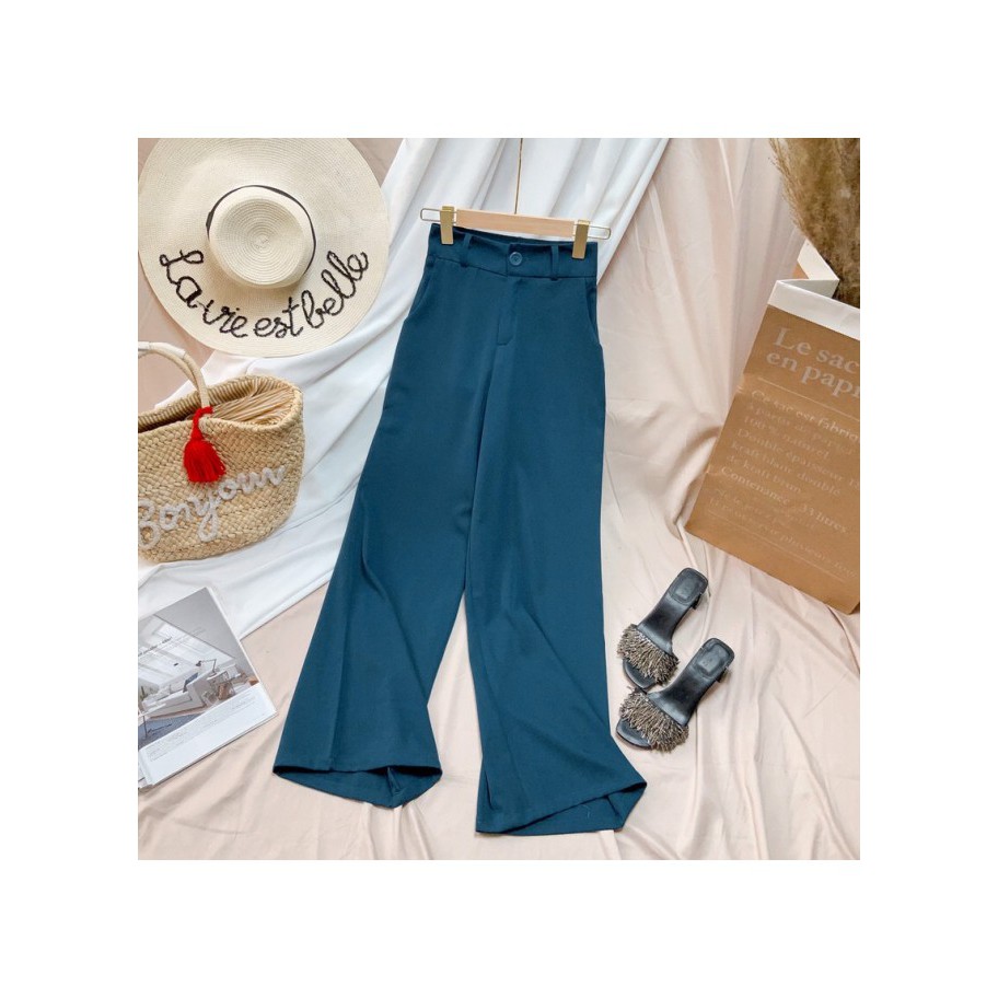 [Co size] Quần ống suôn màu trơn | BigBuy360 - bigbuy360.vn