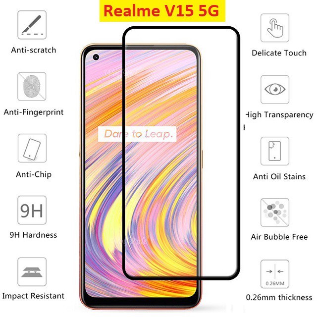 Kính cường lực Realme V15 5G