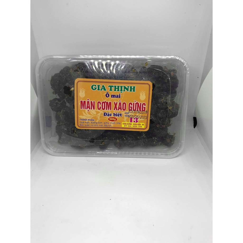 Ô mai mận cơm xào gừng 500gr Gia Thịnh Hà Nội