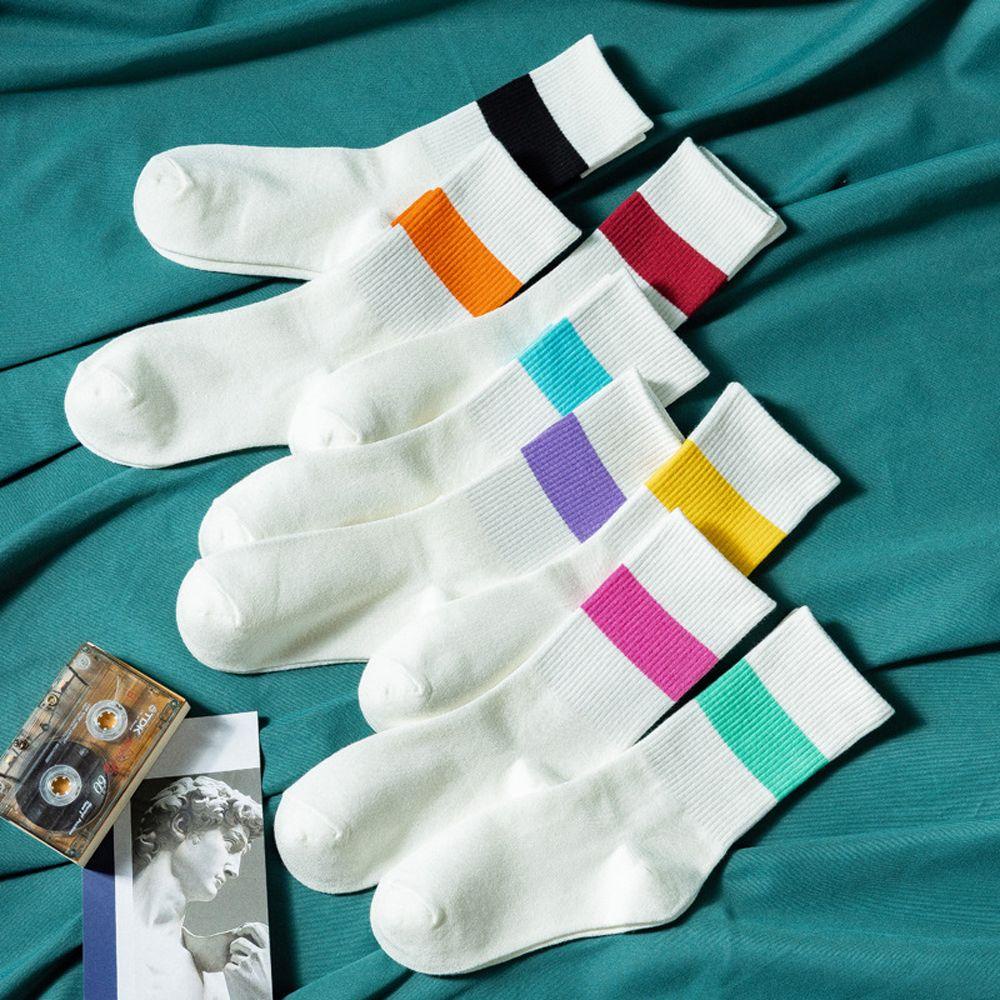 Vớ Cotton Thoáng Khí Phong Cách Harajuku Đường Phố Thanh Lịch Cho Nam Và Nữ
