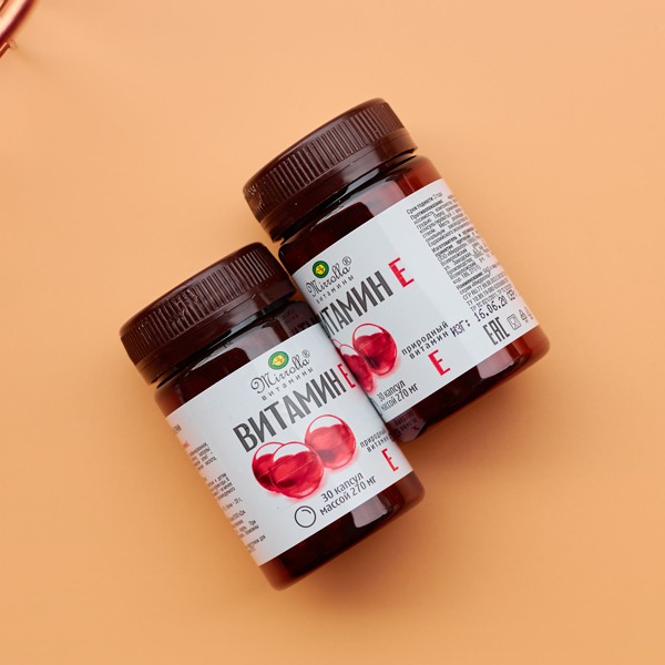 Vitamin e đỏ 270mg Mirrolla của Nga 30v