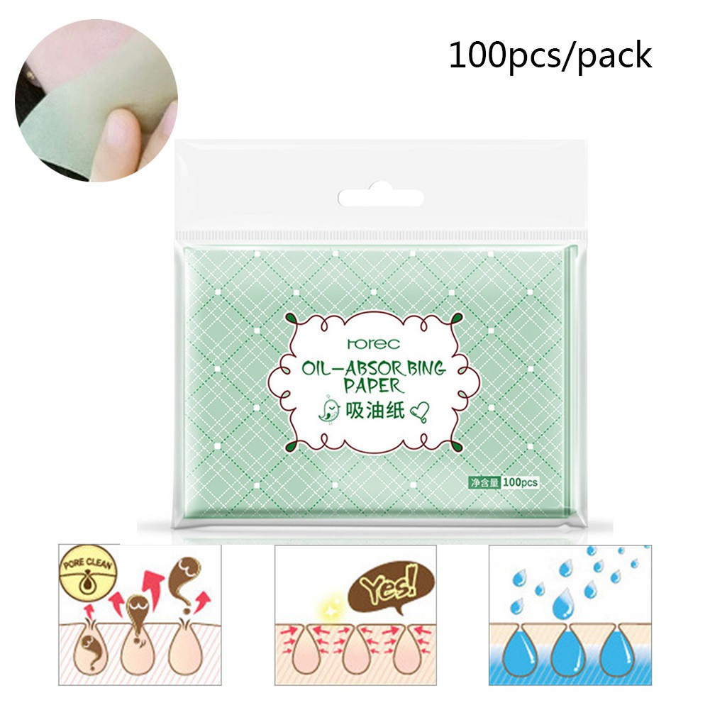 BT Gói 100 tờ giấy thấm dầu hương trà xanh tiện dụng | BigBuy360 - bigbuy360.vn