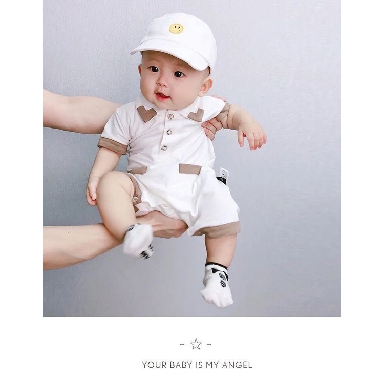 Bodysuit cho bé - quần áo trẻ em sơ sinh phù hợp với bé trai bé gái vải cotton mềm mại - kiểu body đùi ngắn tay cực mát