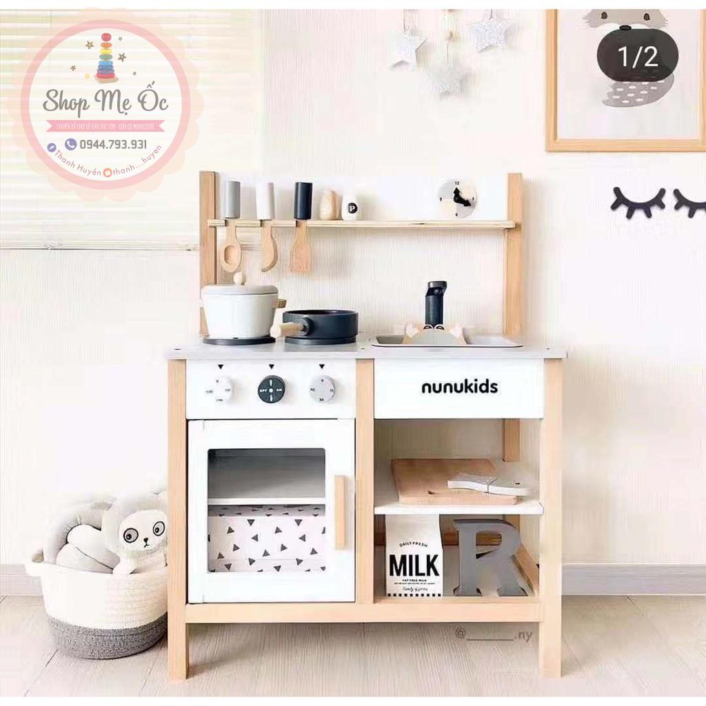 Đồ chơi gỗ - Đồ chơi nhà bếp Nunukids cao 73cm ( Hàng có sẵn)